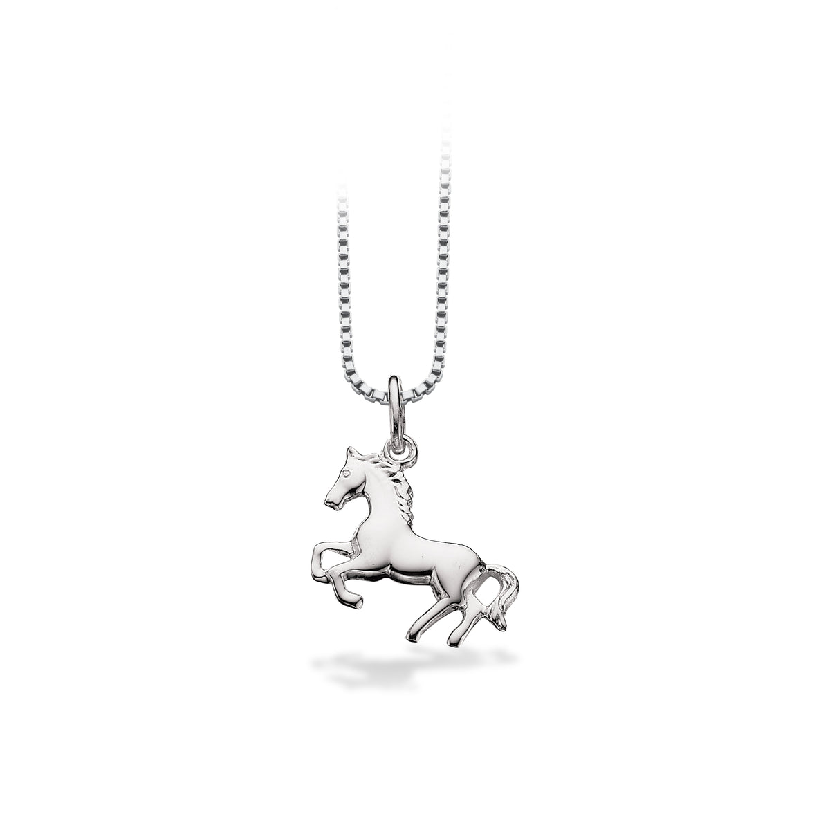 Scrouples - Vedhæng hest sølv med kæde - Model: 201332