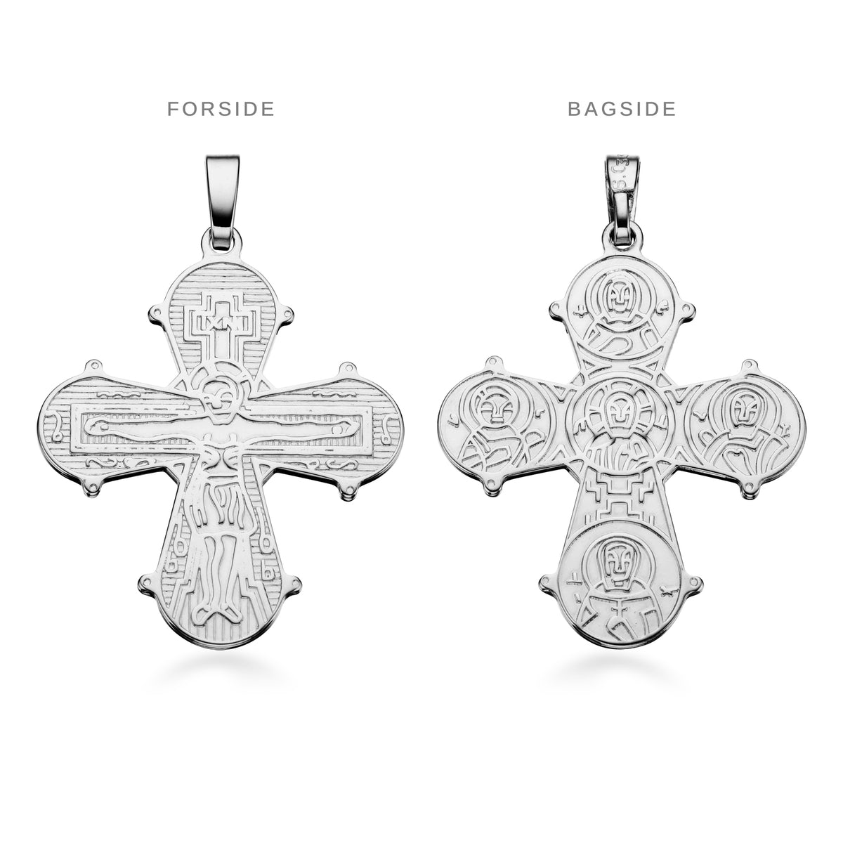 Scrouples - Sølv vedhæng, Dagmarkors, 25 x 22 mm - Modelnr.: 20252