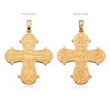 Scrouples - Forgyldt sølv vedhæng, Dagmarkors, 25x 22mm - Modelnr.: 20252F