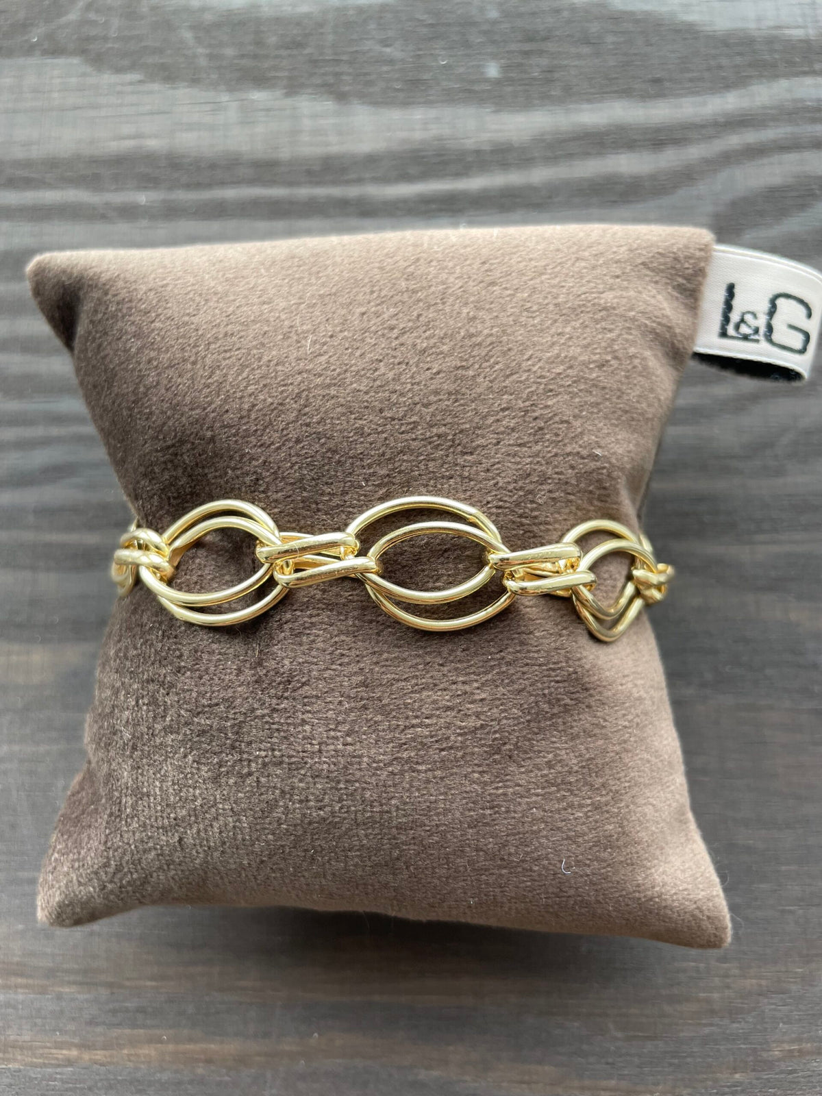 L&G - Forgyldt sølv armbånd - Modelnr.: 2060775
