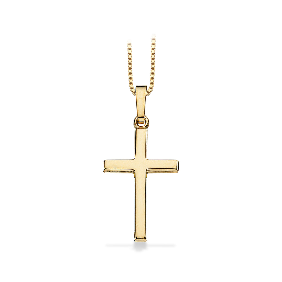 Scrouples - 14 kt. guldkors 20x13 mm - Model: 208715