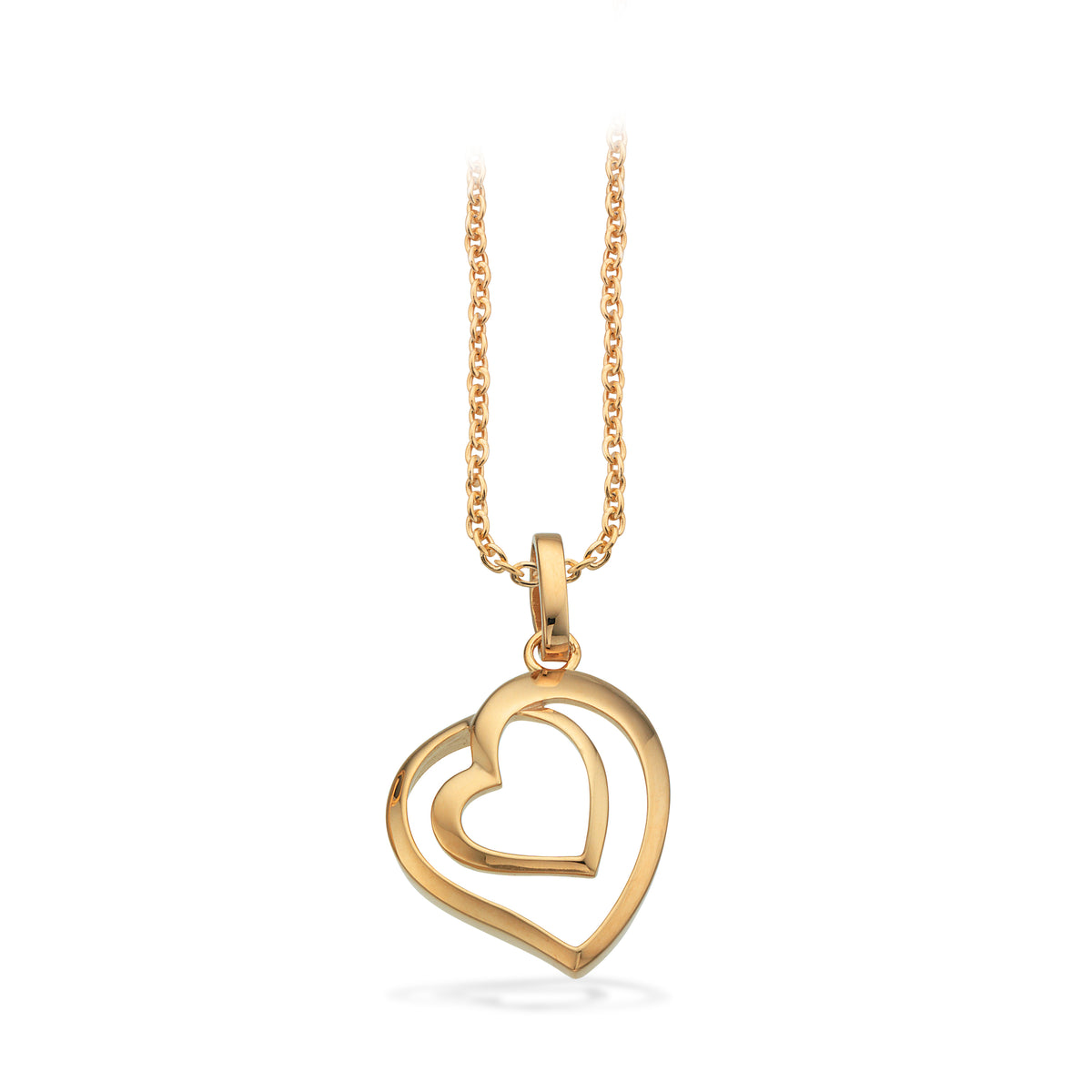 Scrouples - Halskæde 8 kt. guld hjerte - Model: 212163