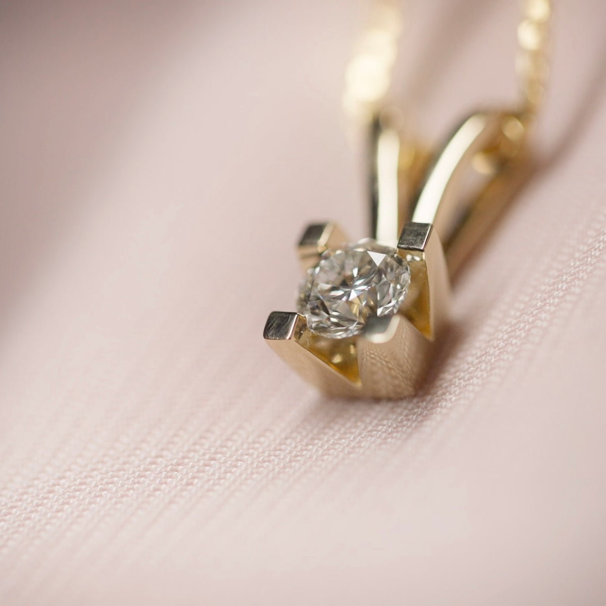 Scrouples - Kleopatra vedhæng, 0,40ct H-W/SI 14 kt. rødguld - Model: 2135,40