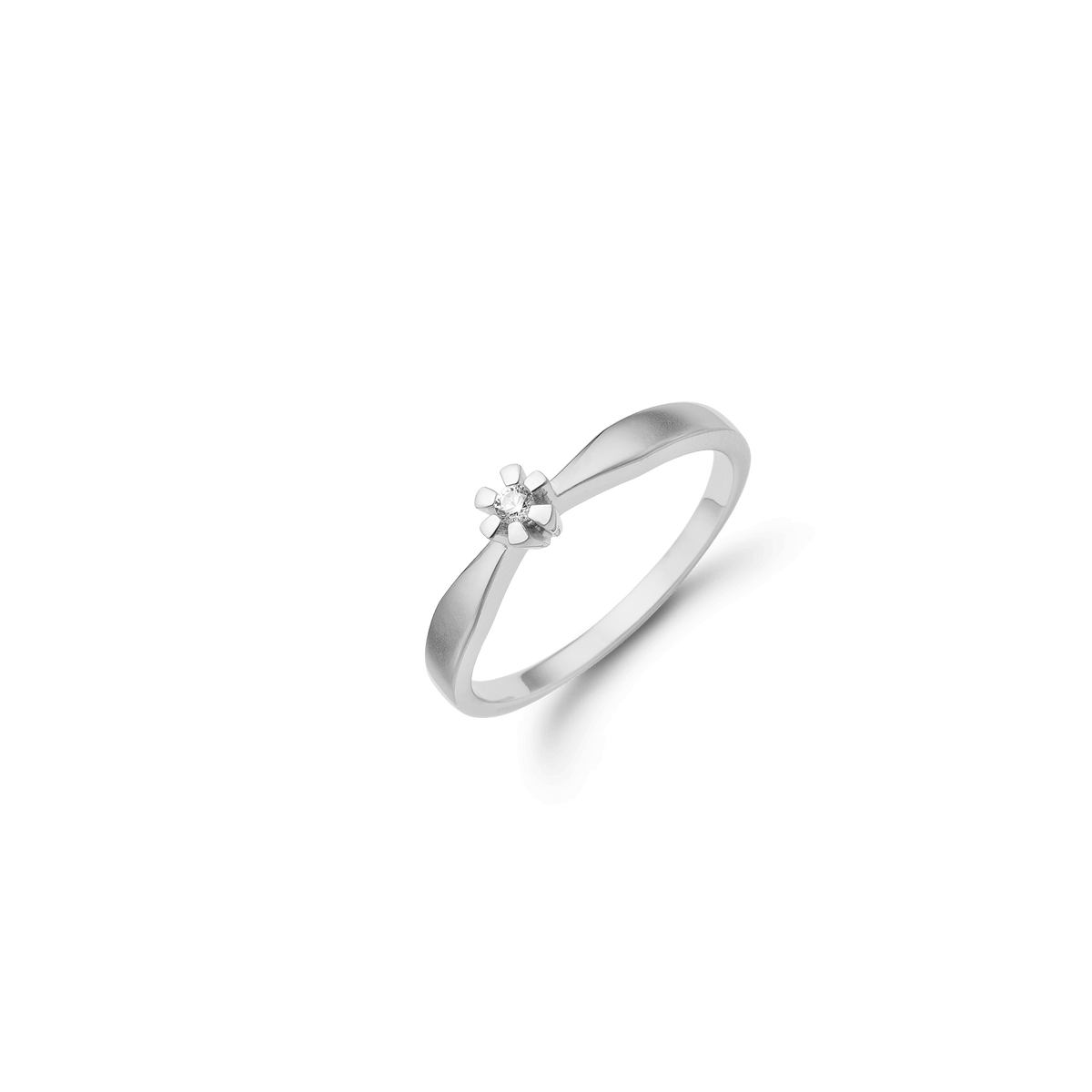 Aagaard Eternity Ring Sølv Med 0,03ct W/SI Diamant