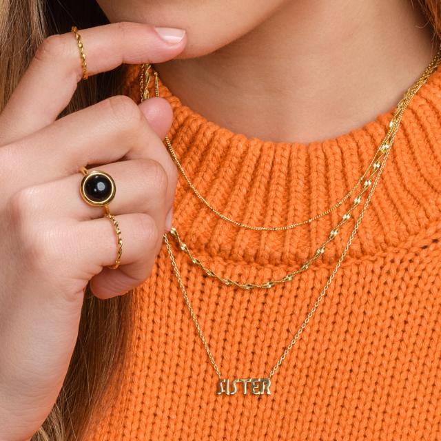 Nordahl Jewellery Rhd. Sølv kæde LUX52