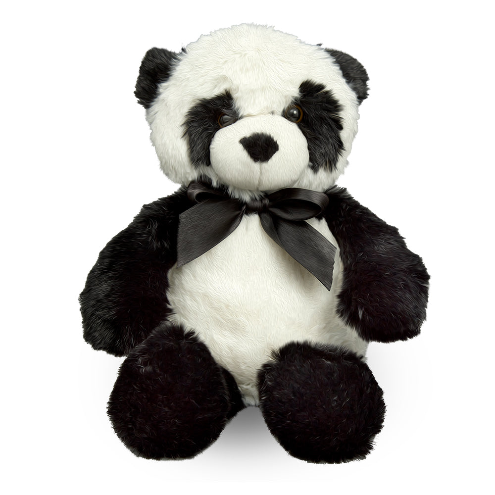 Zilverstad Rustfrit stål bestik m. panda inkl. bamse