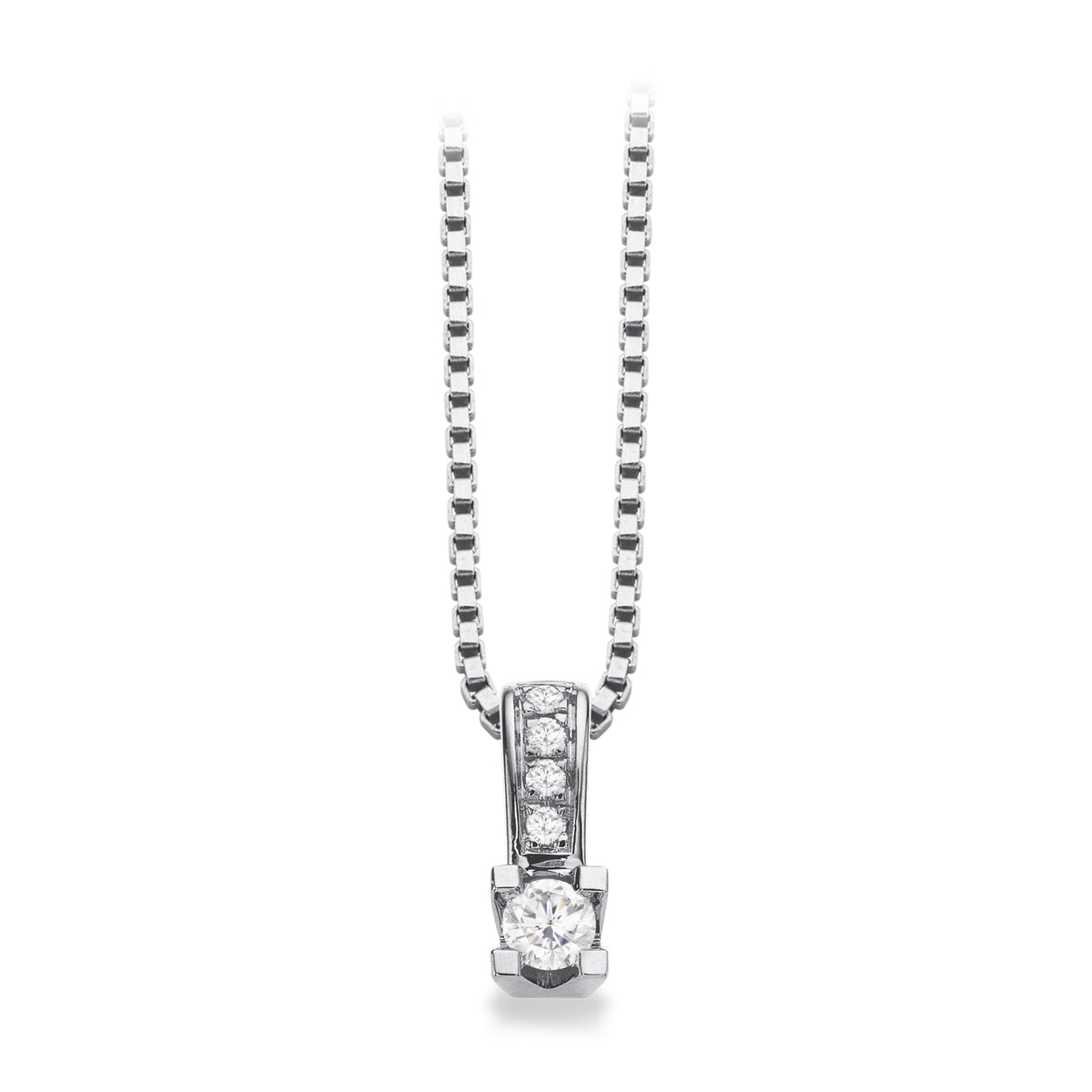 Scrouples - Kleopatra Queen vedhæng i 14kt. hvidguld 0,07 w/si - Modelnr.: 2536,07