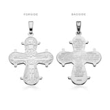 Scrouples - Sølv vedhæng, Dagmarkors med Fadervor, 25x 22mm - Modelnr.: 25522