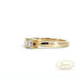 Amore - 14 kt Guld ring med diamant 0,25 tw/si brillant - Model: 40-22588