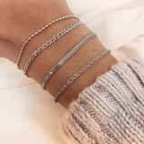 Scrouples -armbånd sølv - Model: 300592A,M