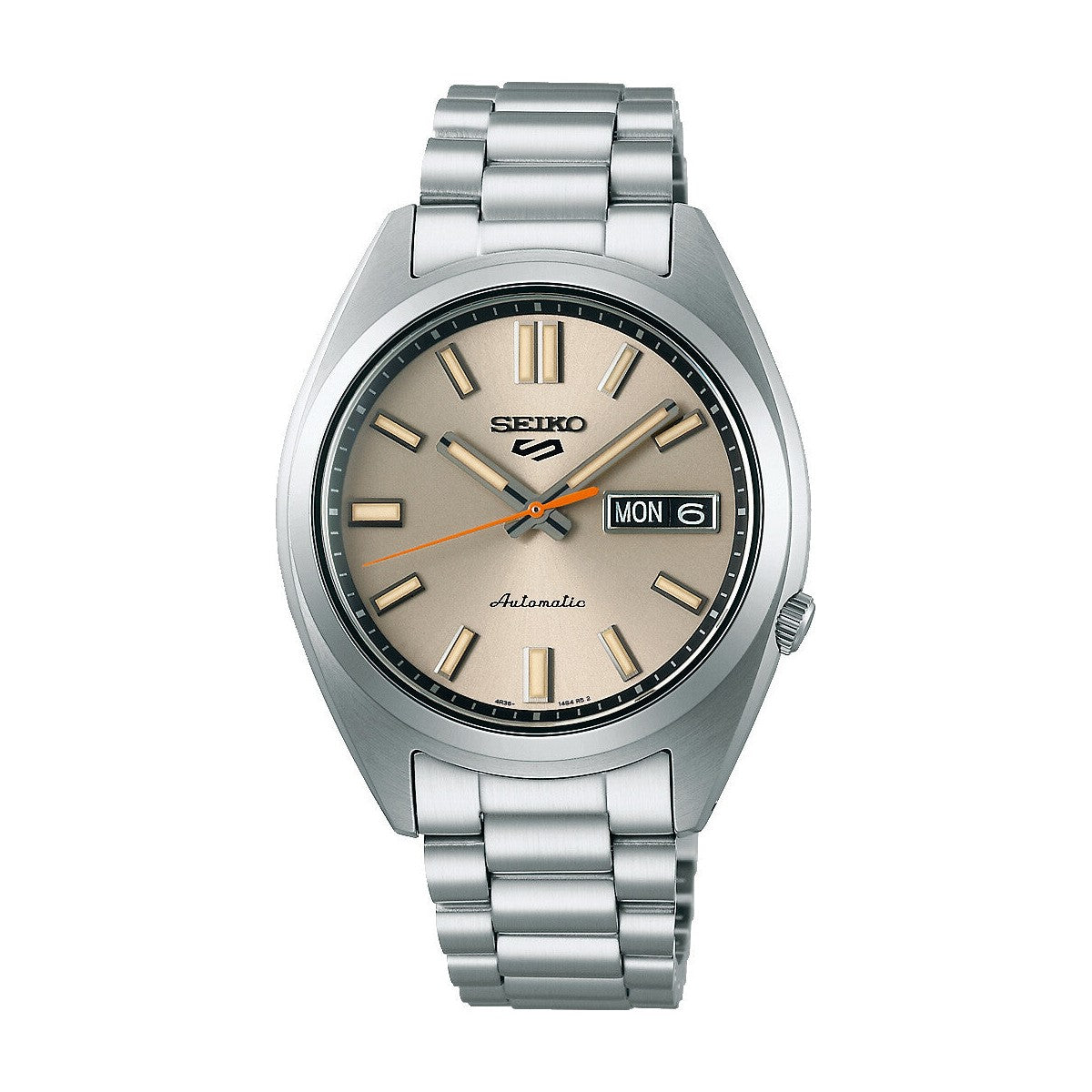 Seiko - Herreur, Stål med lænke, lys skive og automatik værk - Model: SRPK91K1