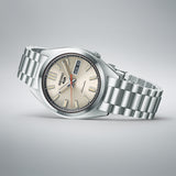 Seiko - Herreur, Stål med lænke, lys skive og automatik værk - Model: SRPK91K1