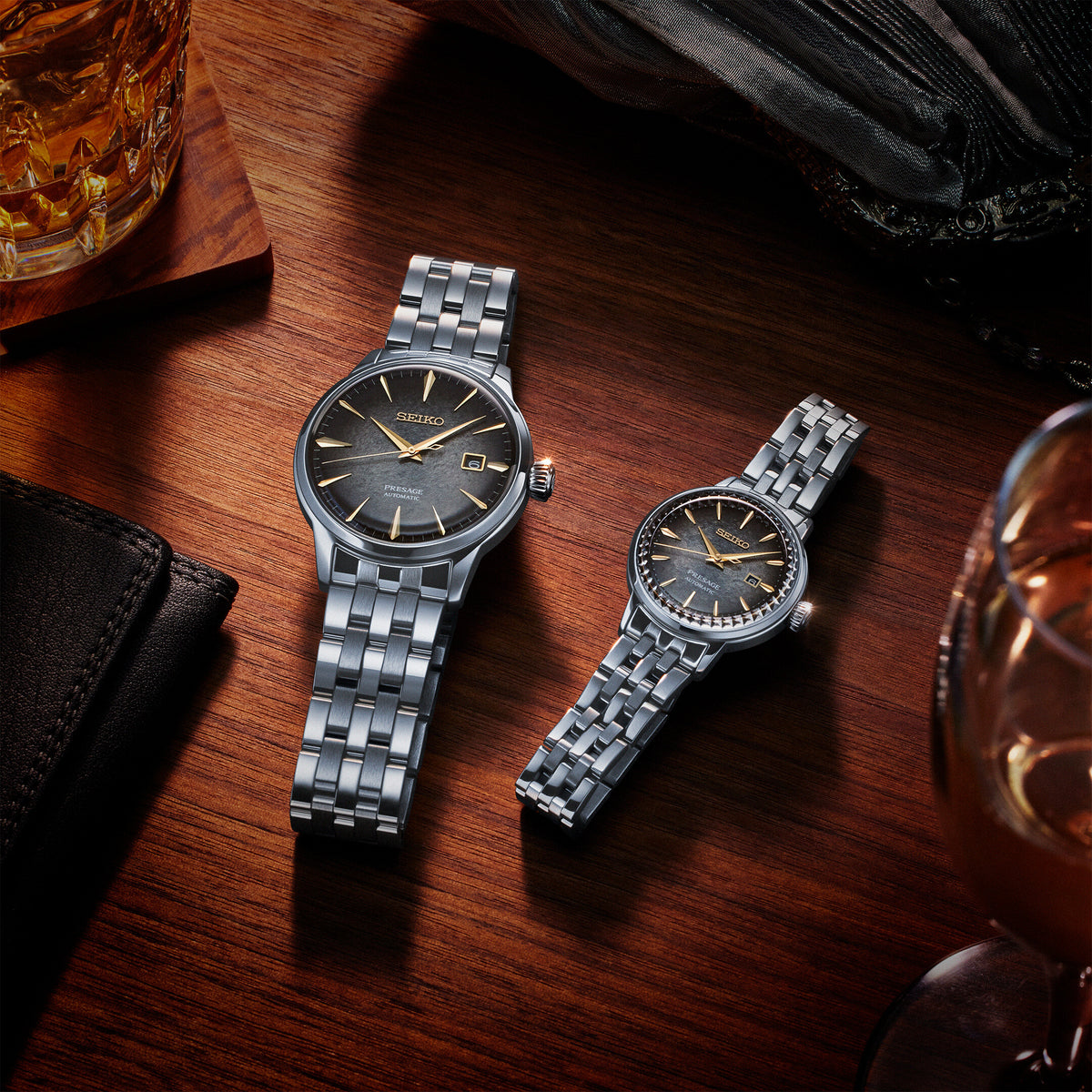 Seiko - LIMITED EDITION - Herreur i rustfrit stål med lænke - Model: SRPK93J1