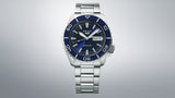 Seiko - Herreur, Stål med lænke, blå skive og automatik værk - Model: SRPK97K1