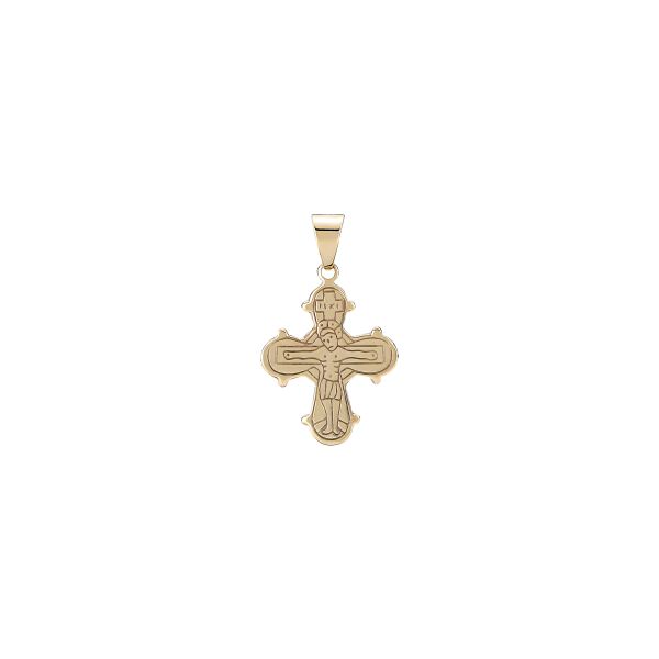 Lund of Copenhagen - 8kt . Vedhæng dagmarkors, 15x12 mm - Modelnr.: 3066391-R