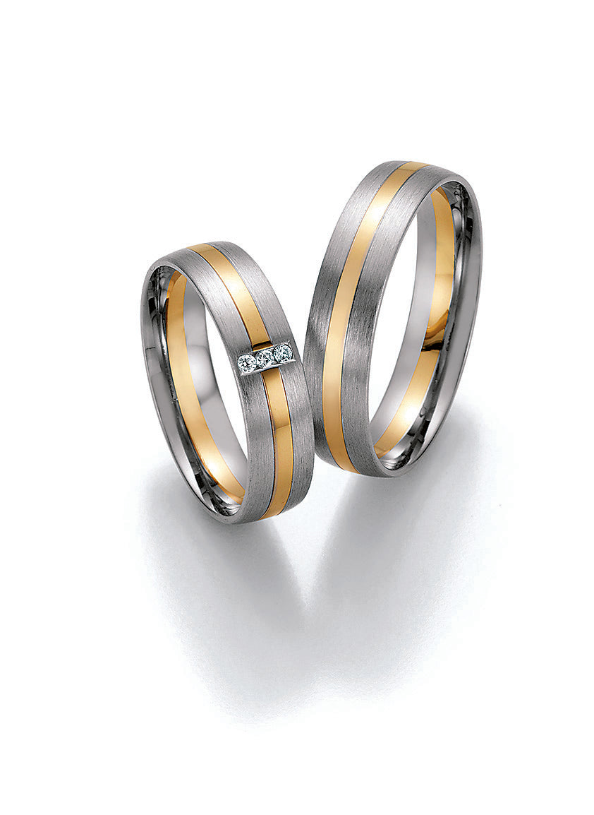 BN - Vielses-/forlovelsesringe med diamanter i damering - Model: 66/32130 | 66/32140