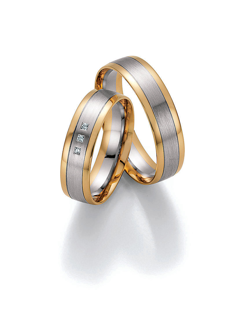 BN - Vielses-/forlovelsesringe med diamanter i damering - Model: 66/32070 | 66/32080
