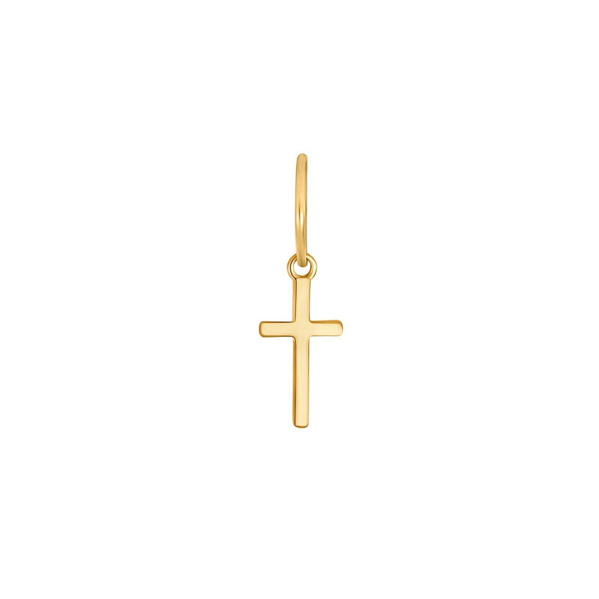 SON of NOA SON stål creol IP gold med kors 1 stk