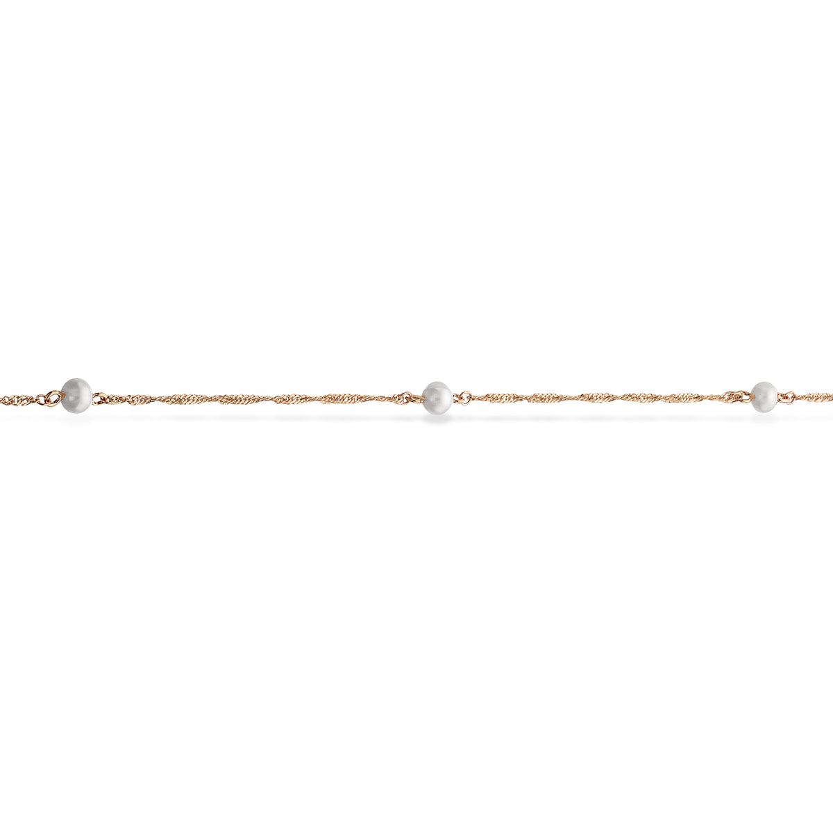 Scrouples - 8 karat armbånd med ferskvandsperler - Model: 33043,18