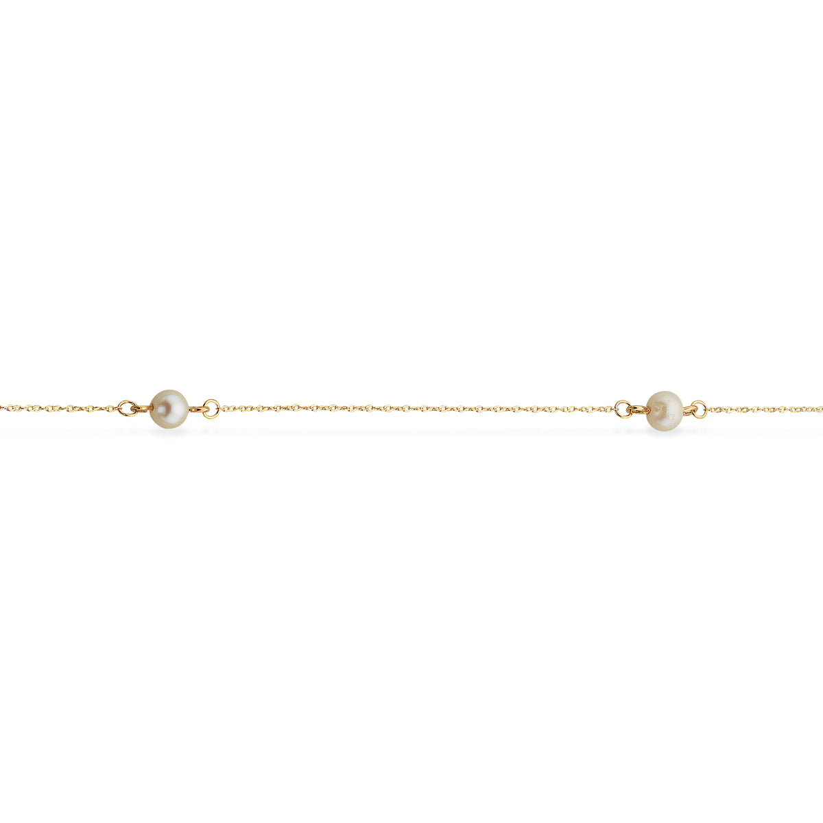 Scrouples - 8 kt. guld armbånd med ferskvandsperler - Model: 33183,18