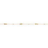 Scrouples - 8 kt halskæde med kugler - Modelnr.: 34183H,M