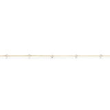 Scrouples - 8 kt. Guld armbånd med zirkonia - Model: 34393A,M