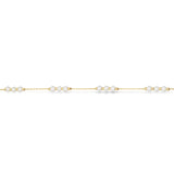 Scrouples - 8 kt. Guld armbånd med perler - Model: 34473A,M