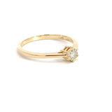 L&G - 14kt. Diamant ring med 0,08ct w/si - Modelnr.: 600020