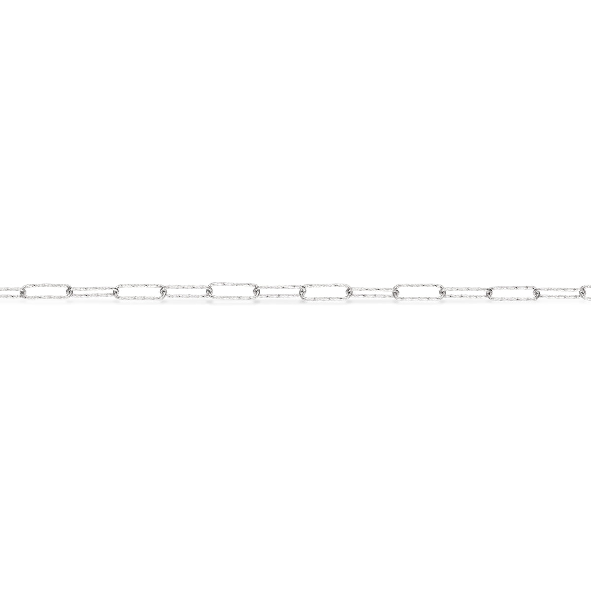 Scrouples - Halskæde sølv, long links facet - Model: 38152,45