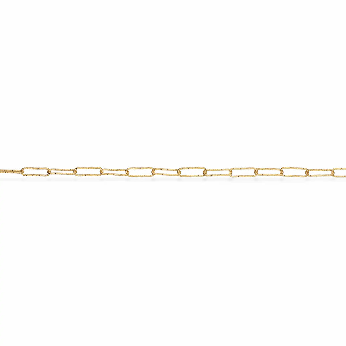 Scrouples - Forgyldt halskæde, facetteret links 80 cm - Model: 38402H,L