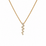 14 kt. Guld vedhæng - med 0,18ct tw/si brillant - Model: 20-22167