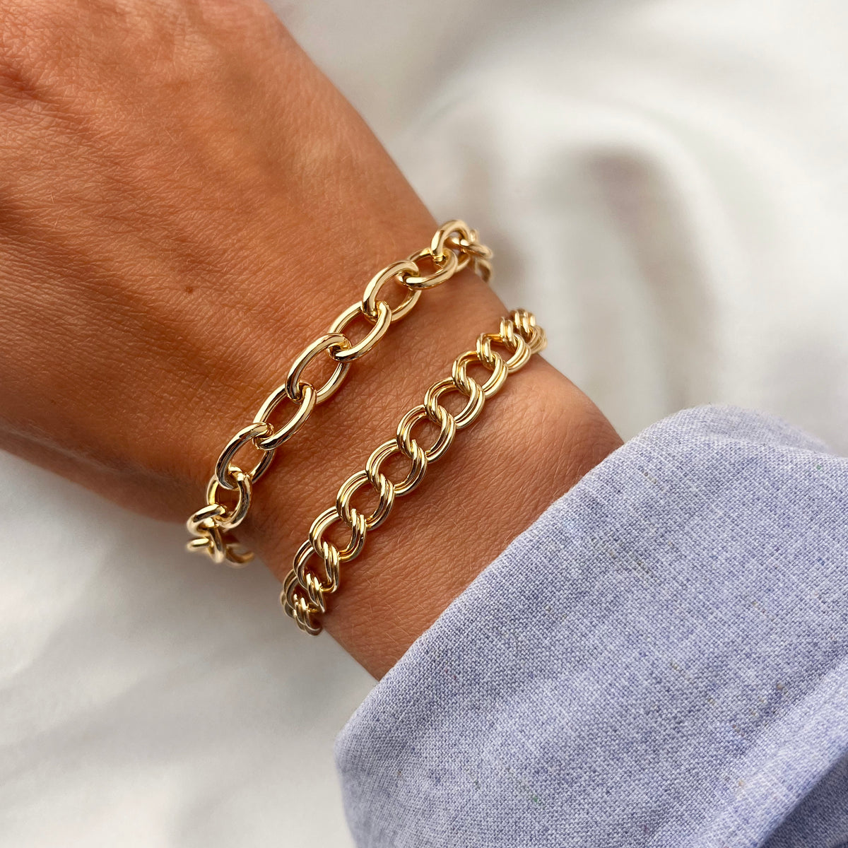 Scrouples - Armbånd forgyldt sølv - Model: 39352A,M