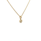 14 kt. diamant vedhæng m. 0,10ct w/si - Model: 20-22144
