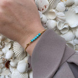 Heiring - Multi bangle top - Charms/string Turquoise - Model.: 53-4-11