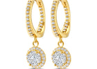 SPIRIT ICONS - ROMANCE HANGER Hoops/creoler i forgyldt sølv - Model: 42032