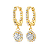SPIRIT ICONS - ROMANCE HANGER Hoops/creoler i forgyldt sølv - Model: 42032