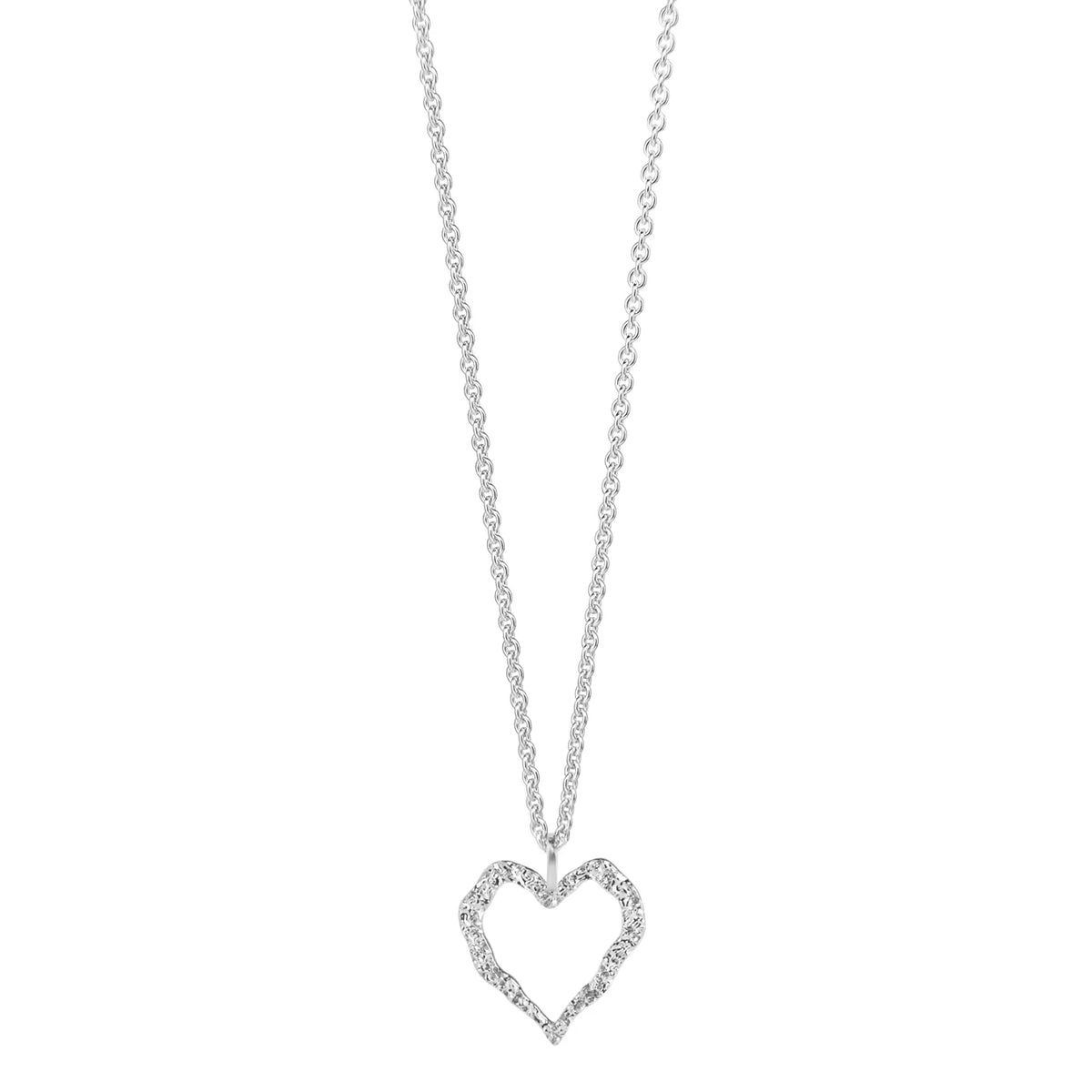 Jeberg Jewellery - Sølv - Heart Me halskæde - Model: 42502
