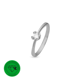 Mary ring 14 kt hvidguld med 0,25 ct labgrown diamant W/VS - Model: 44647725