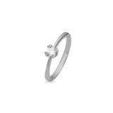 Mary ring 14 kt hvidguld med 0,25 ct labgrown diamant W/VS - Model: 44647725