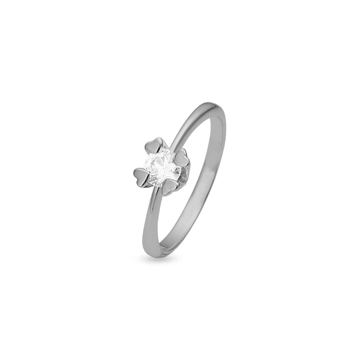 Mary ring 14 kt hvidguld med 0,75 ct labgrown diamant W/VS - Model: 44647775