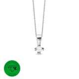 Mary vedhæng 14 kt hvidguld med 0,25 ct labgrown diamant W/VS - Model: 44847725