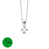 Mary vedhæng 14 kt hvidguld med 0,40 ct labgrown diamant W/VS - Model: 44847740