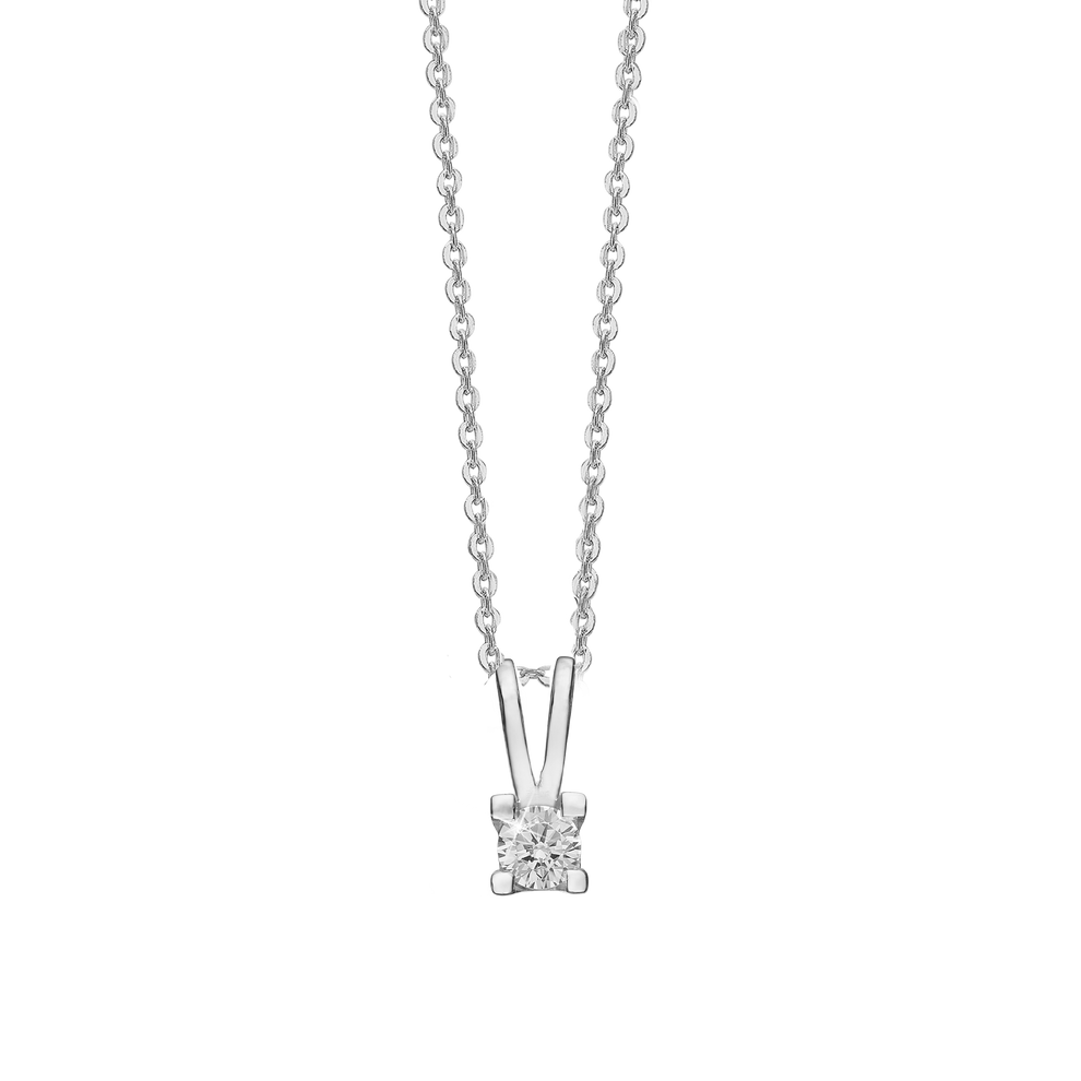 Aagaard - Diamant vedhæng, Eternity i 14 kt. Hvidguld - ombytningsserie 0.40ct w/si 4/grab
