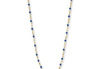 Jeberg Jewellery - Forgyldt - OCEAN BLUE halskæde - Model: 4655-42-EXT-Gold