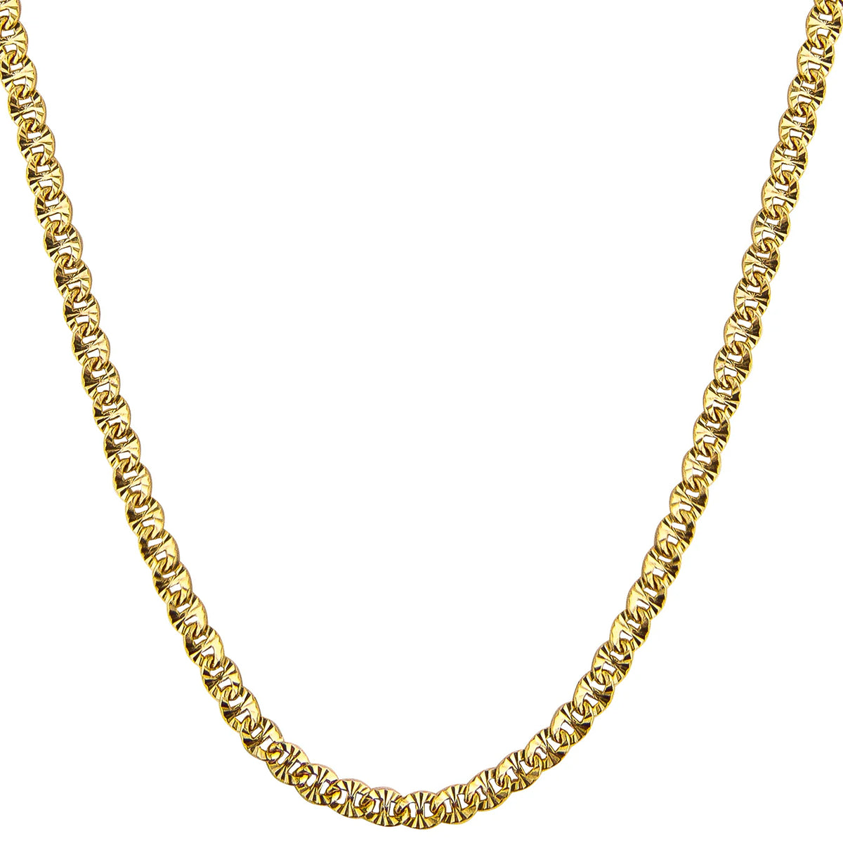 Jeberg Jewellery - Forgyldt - Luna halskæde - Model: 4675-42-EXT-Gold