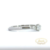 14kt Ring med diamant 0,282ct W/SI - Model: 40-22586