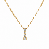 14 kt. Guld vedhæng - med 0,16ct tw/si brillant - Model: 20-22171
