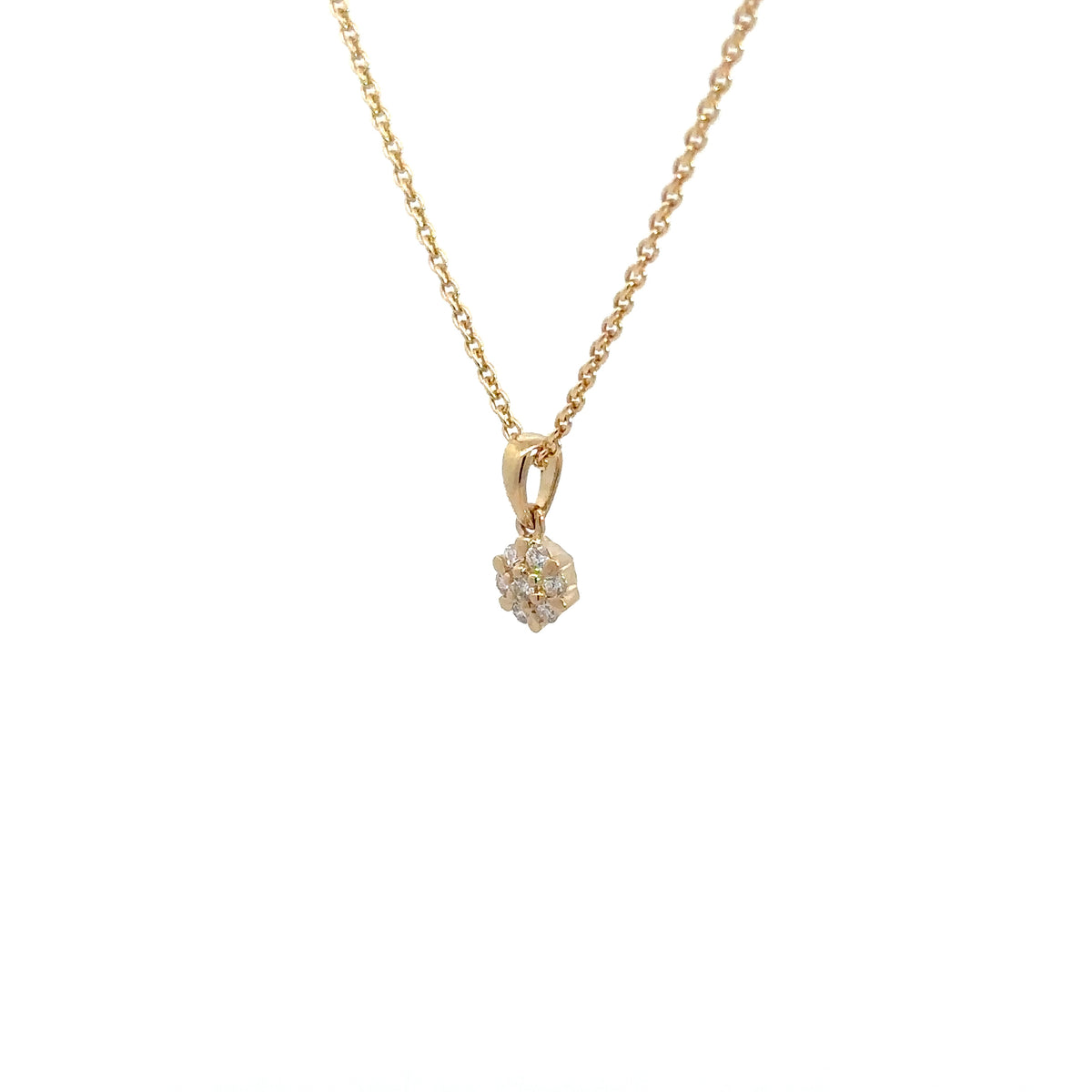 14 kt. diamant vedhæng m. 0,10ct w/si - Model: 20-22144