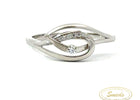 Rhodineret sølv ring - Model: 40-12733