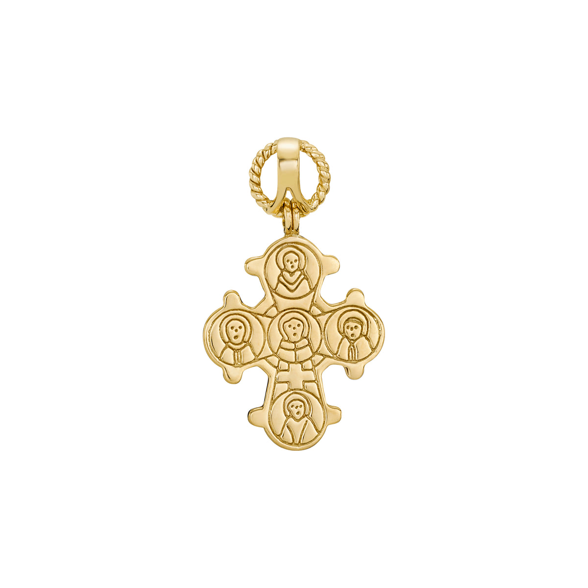 Lund Copenhagen Vedhæng Dagmarkors 20x17mm i 14 kt. guld – model 506020